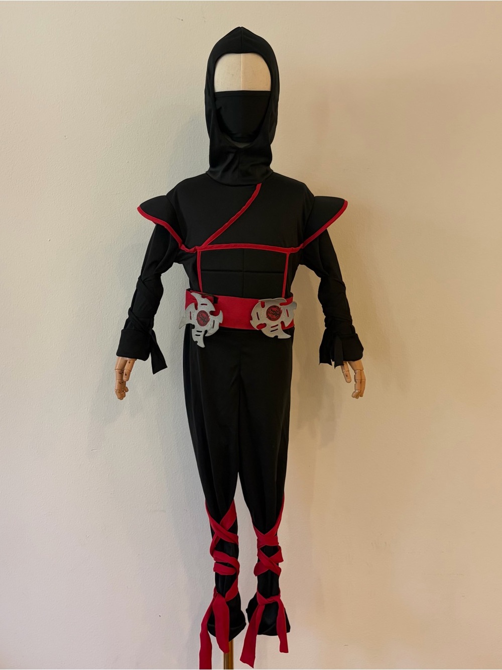 California Costumes Boys Stealth Ninja Costume Size Medium 8-10 Halloween